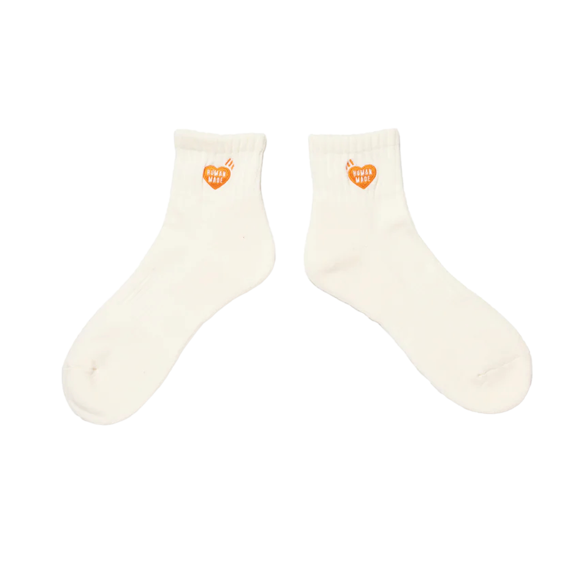 Human Made Pile Short Socks White HM30GD065