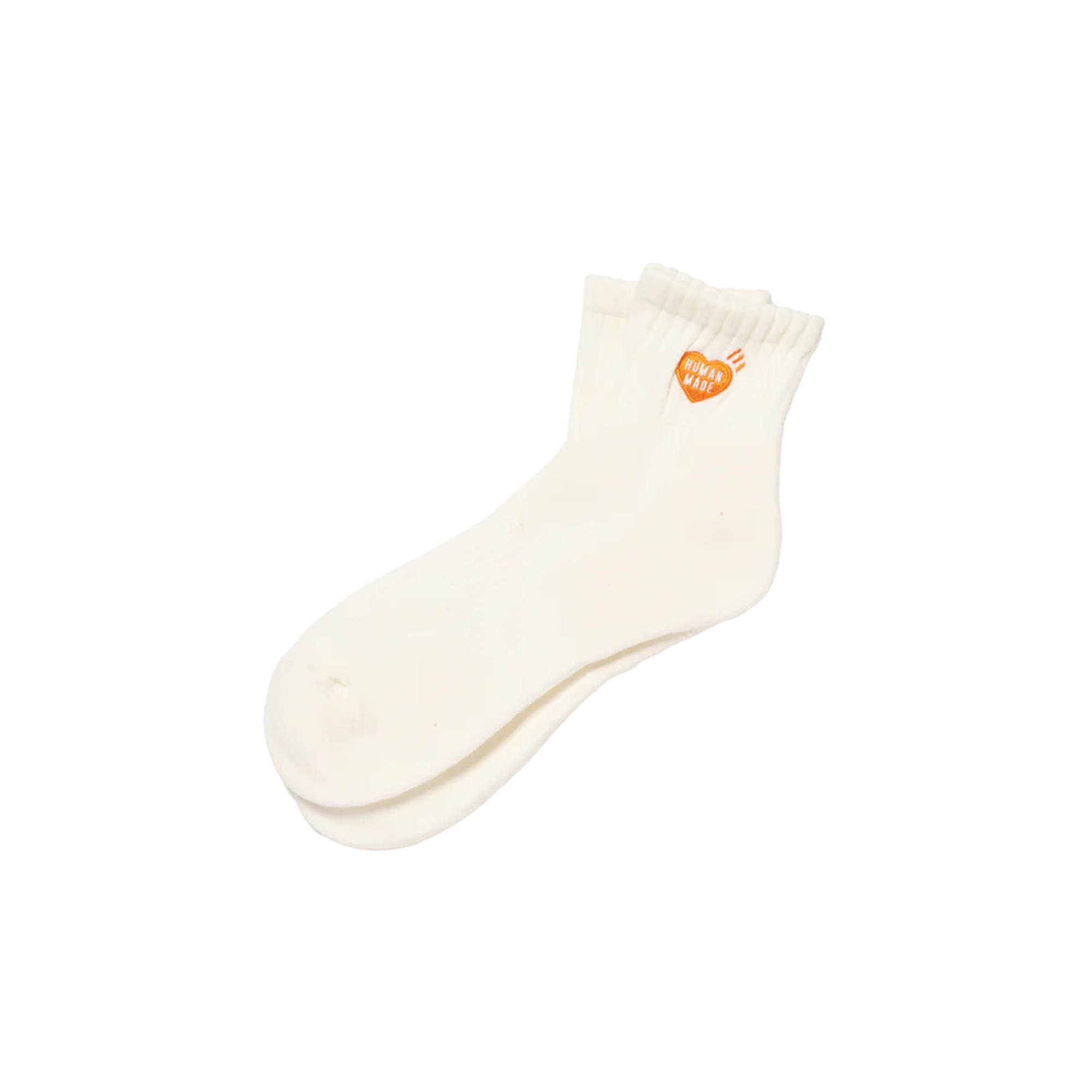 Human Made Pile Short Socks White HM30GD065
