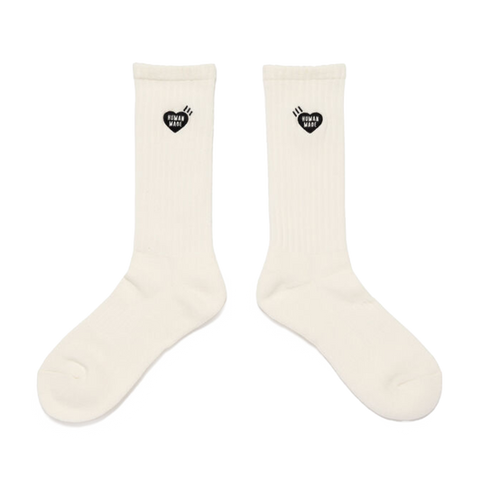 Human Made Pile Socks White HM31GD060