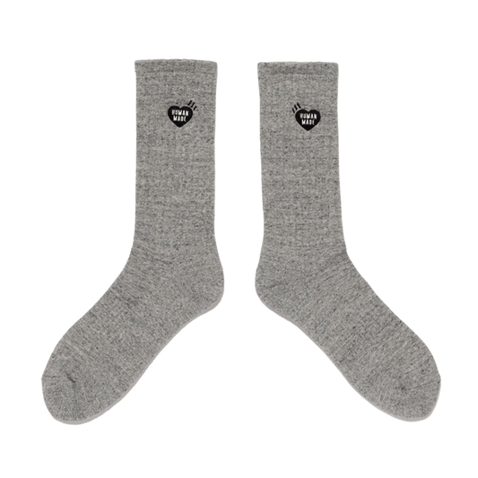 Human Made Pile Socks Gray HM31GD060