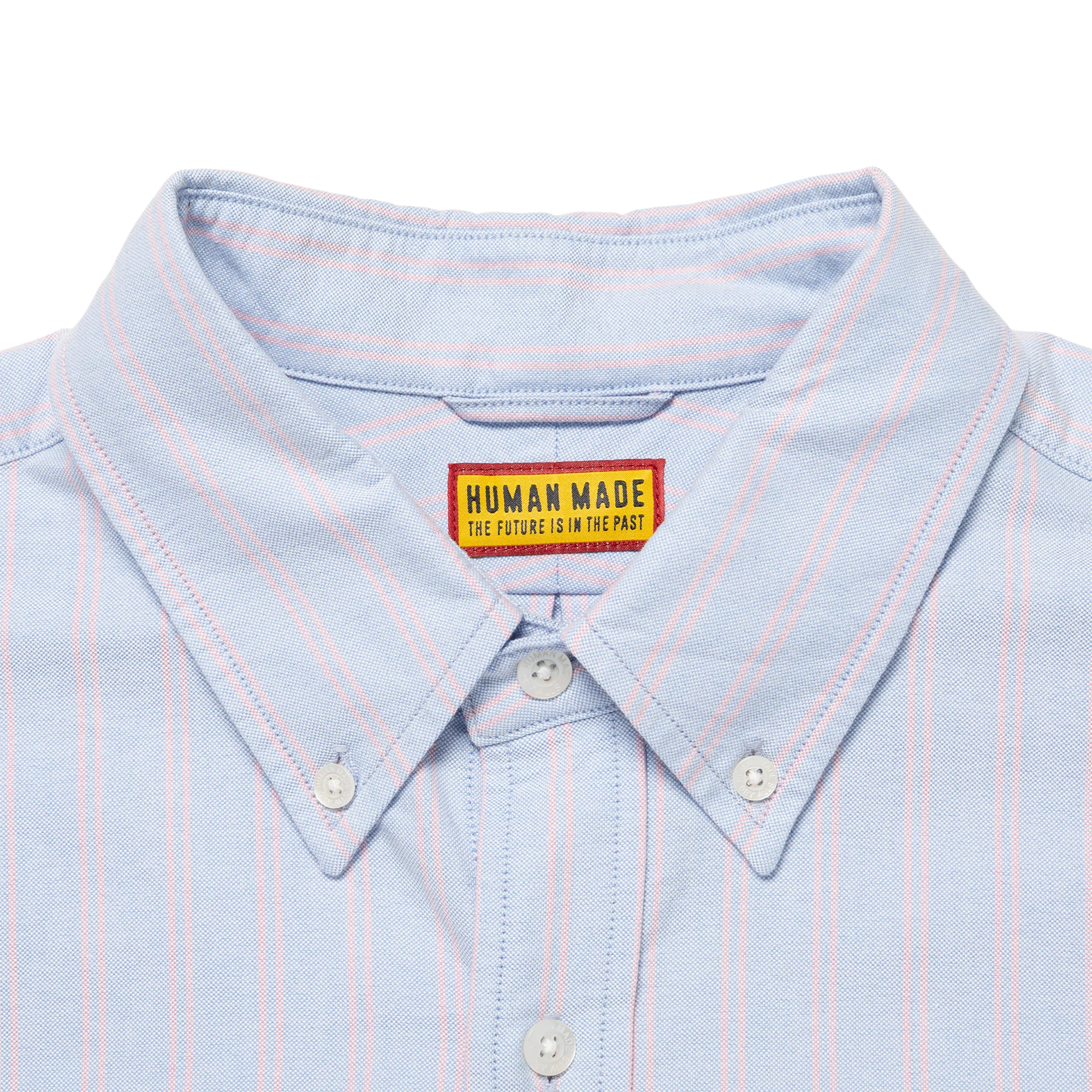 Human Made Striped Oxford Bd Shirt Blue HM30SH006