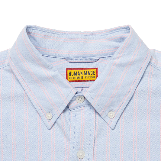 Human Made Striped Oxford Bd Shirt Blue HM30SH006