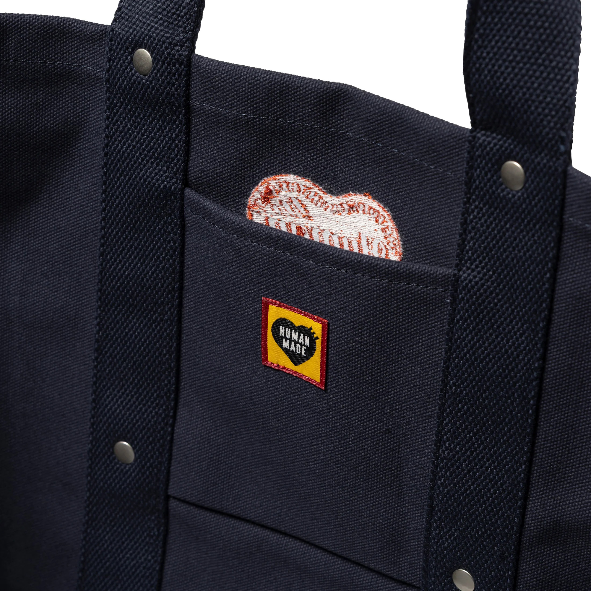 Human Made Tote Bag Large Navy HM30GD062