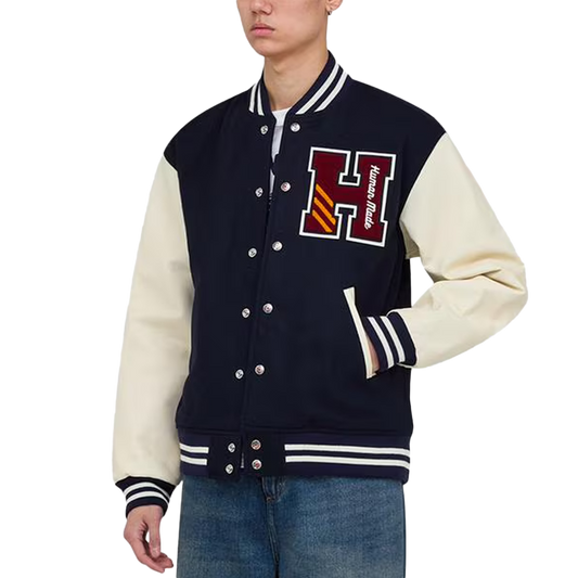Human Made Varsity Jacket Navy HM30JK043