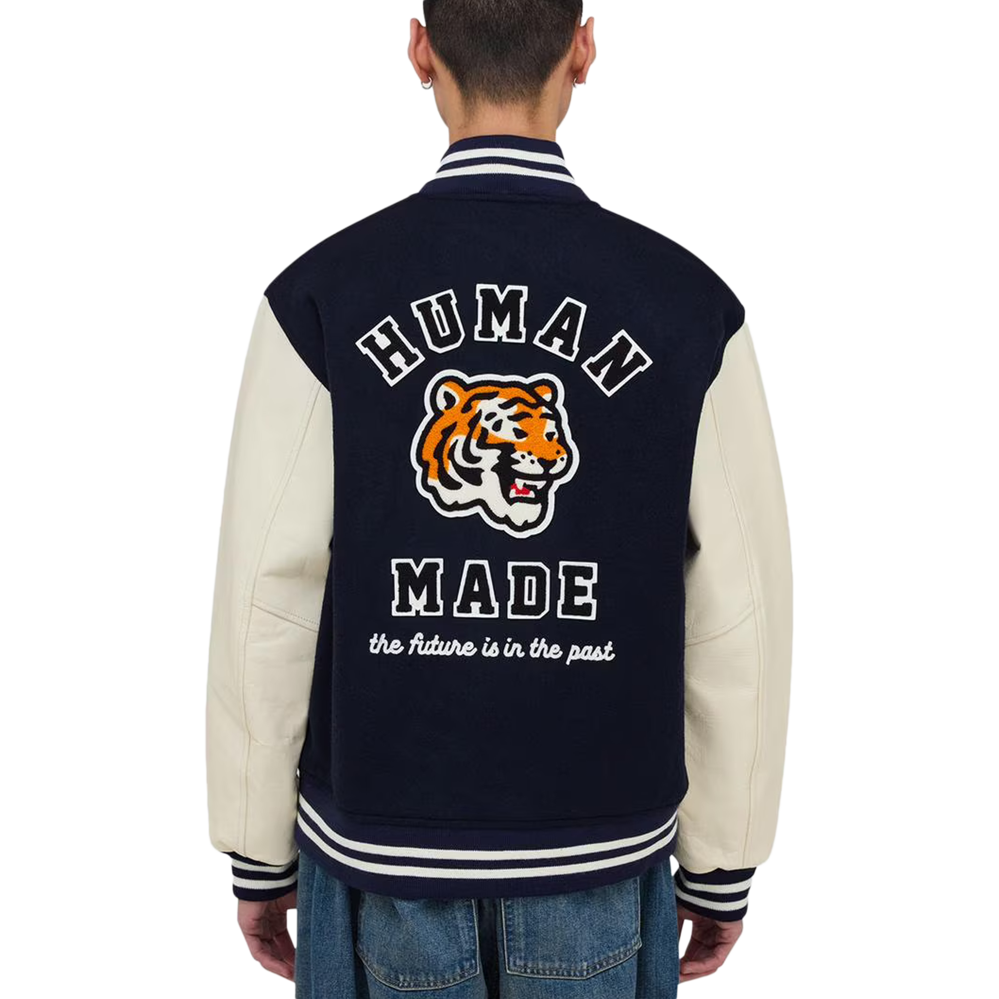 Human Made Varsity Jacket Navy HM30JK043