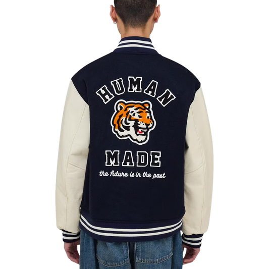Human Made Varsity Jacket Navy HM30JK043