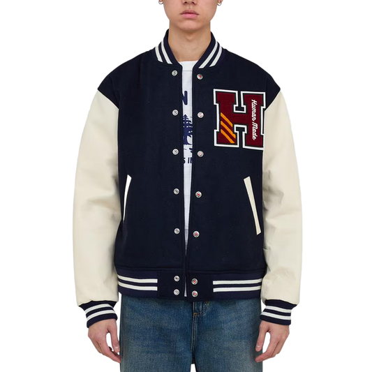 Human Made Varsity Jacket Navy HM30JK043