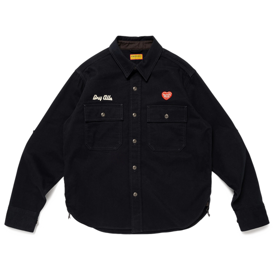 Human Made Work Shirt Black HM30SH004