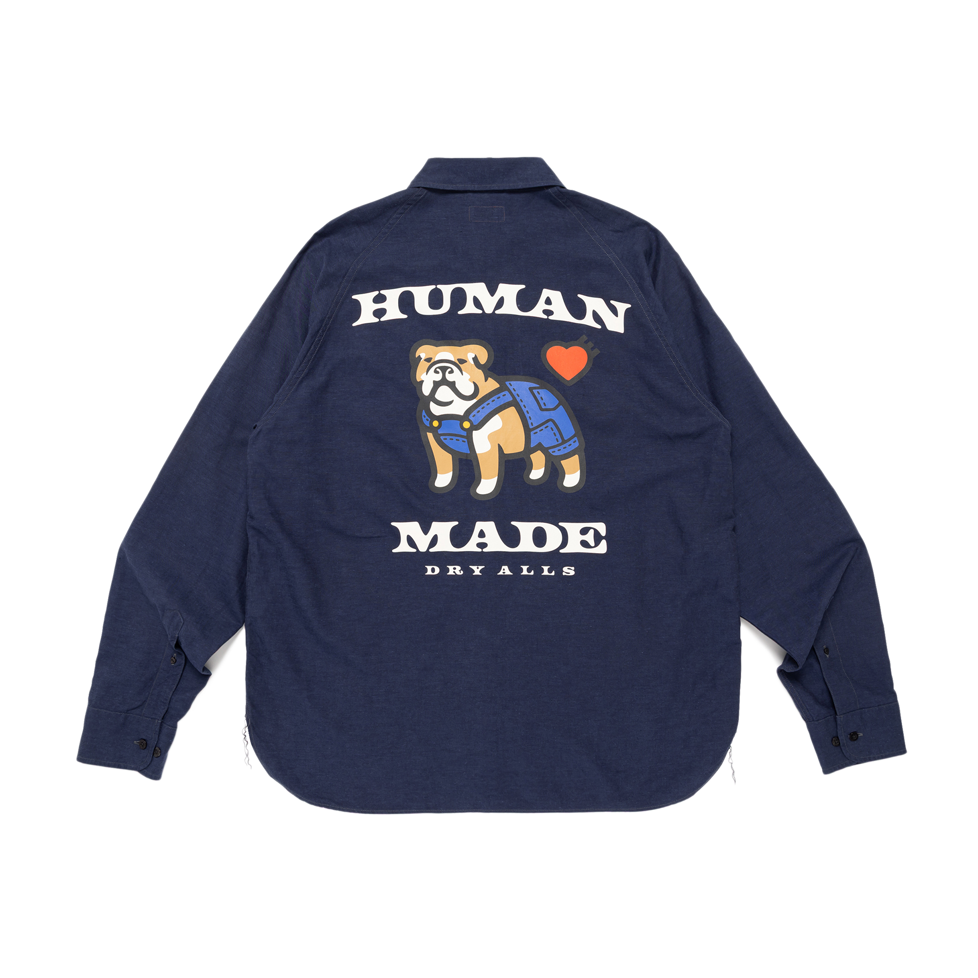 Human Made Work Shirt Navy HM31SH001