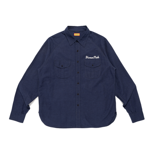 Human Made Work Shirt Navy HM31SH001