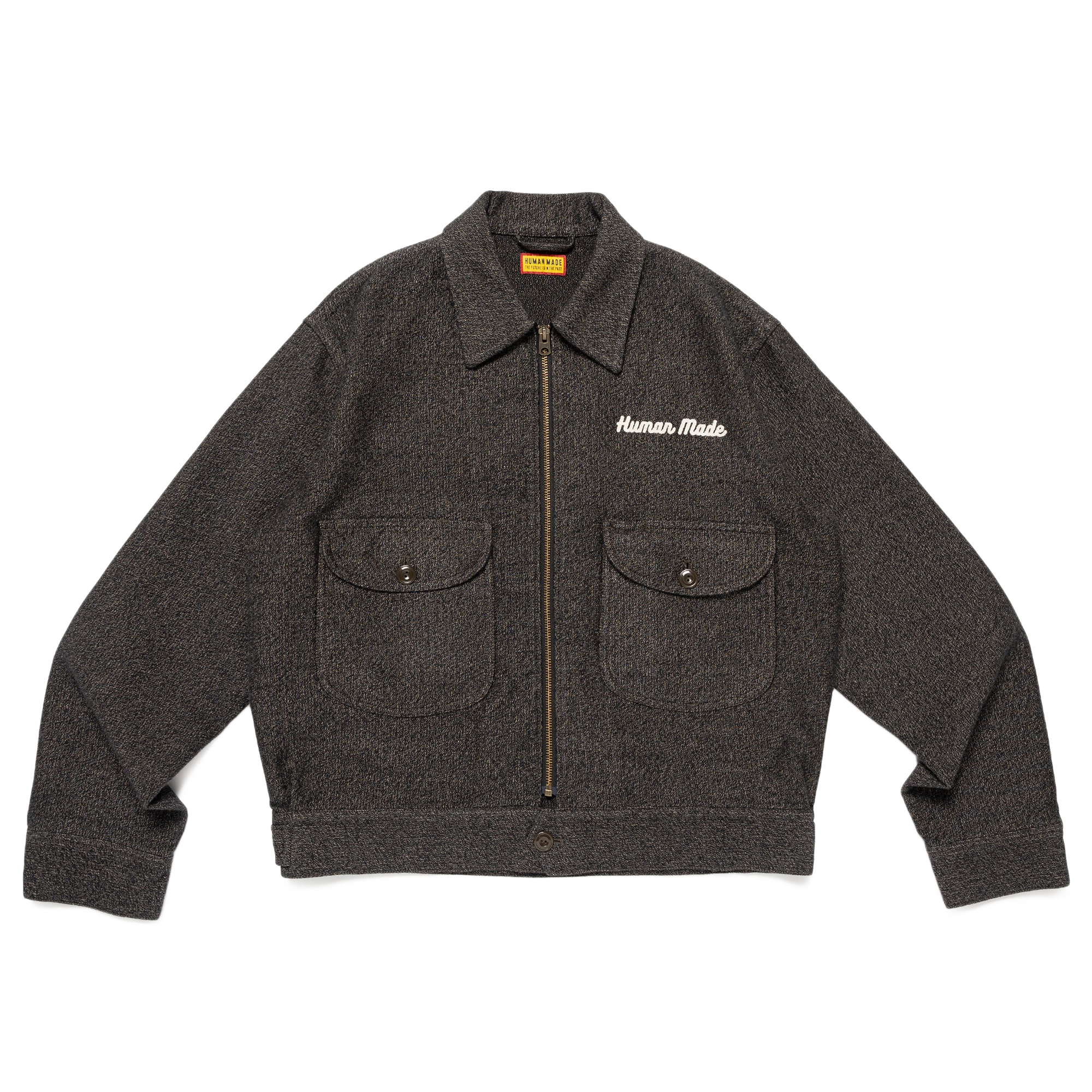 Human Made Zip-Up Work Jacket Gray HM30JK009