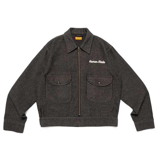 Human Made Zip-Up Work Jacket Gray HM30JK009