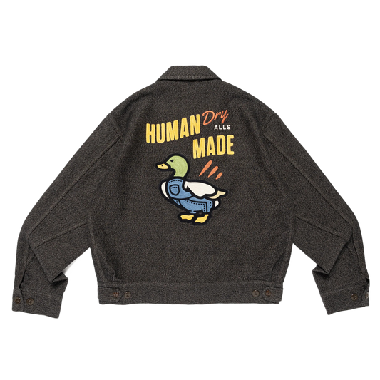 Human Made Zip-Up Work Jacket Gray HM30JK009