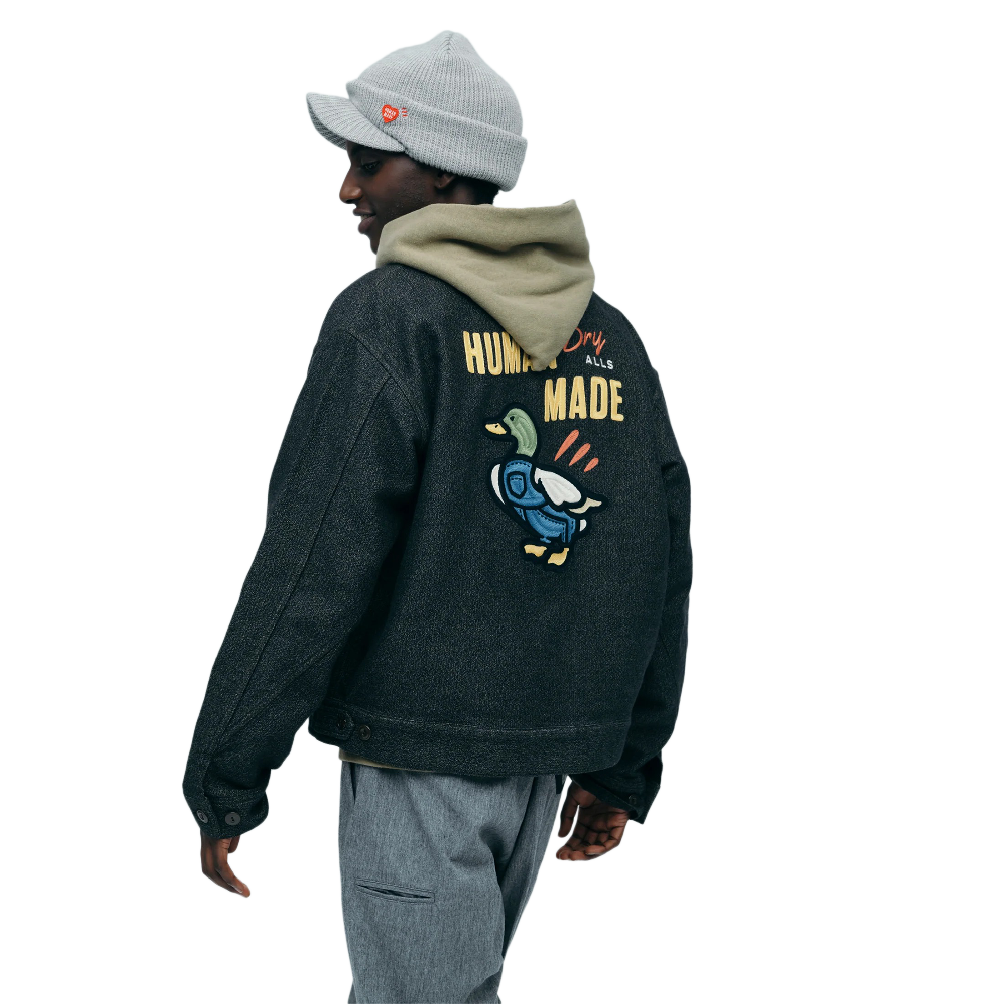 Human Made Zip-Up Work Jacket Gray HM30JK009