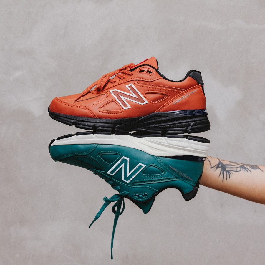 New Balance 990v4 Mercury Red U990RB4 Laced