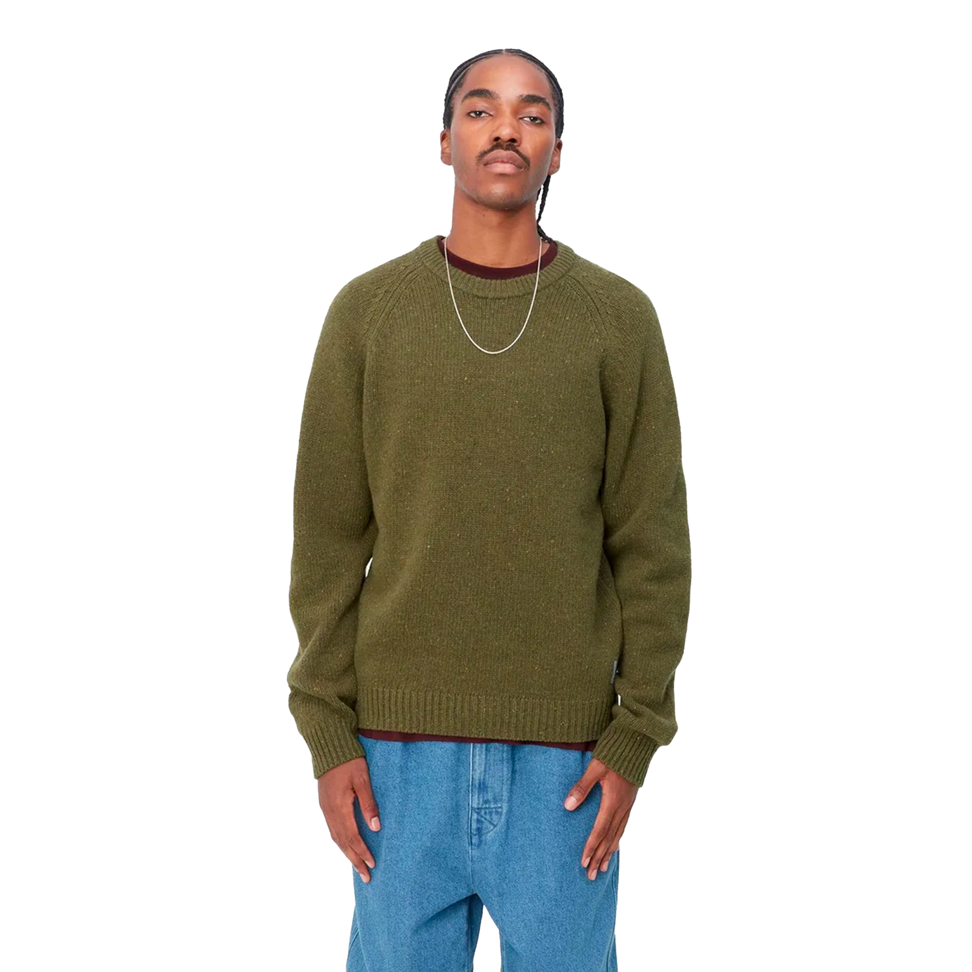 Carhartt anglistic top sweater green
