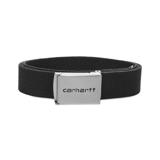 Carhartt WIP Clip Belt Chrome Black