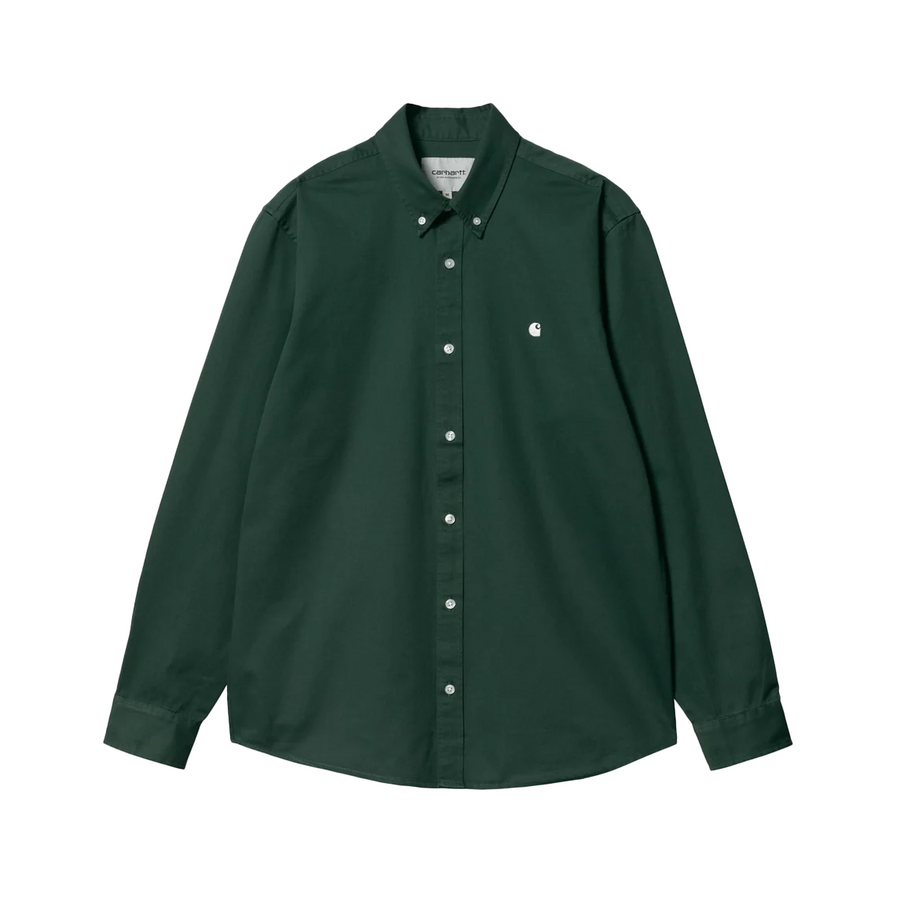 Carhartt WIP Madison L/S Shirt Discovery Green/Wax I023339.1OHXX