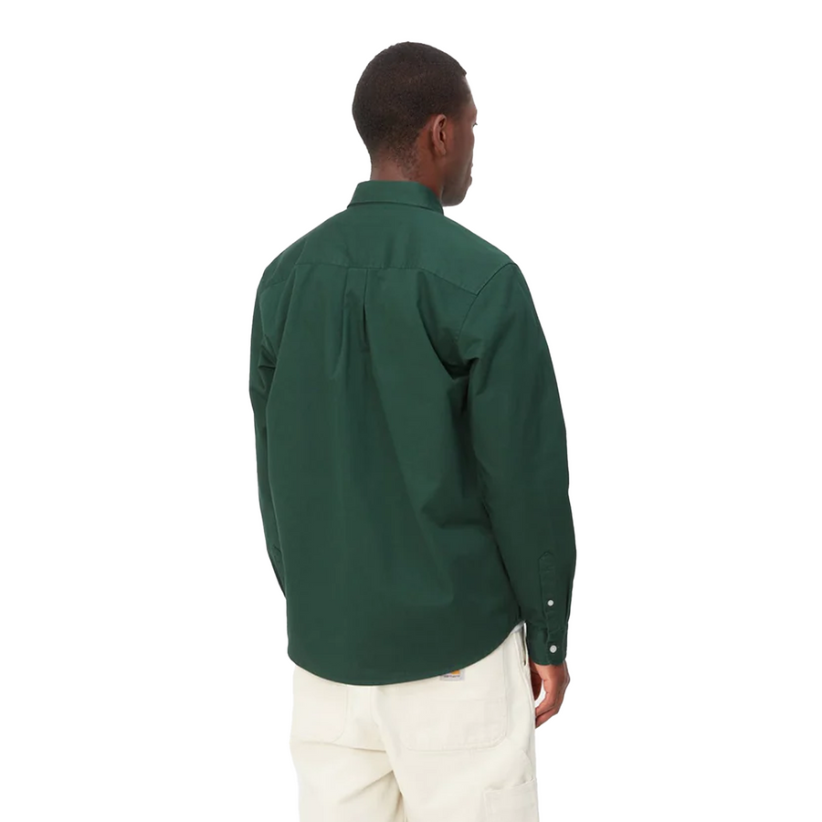 Carhartt WIP Madison L/S Shirt Discovery Green/Wax I023339.1OHXX