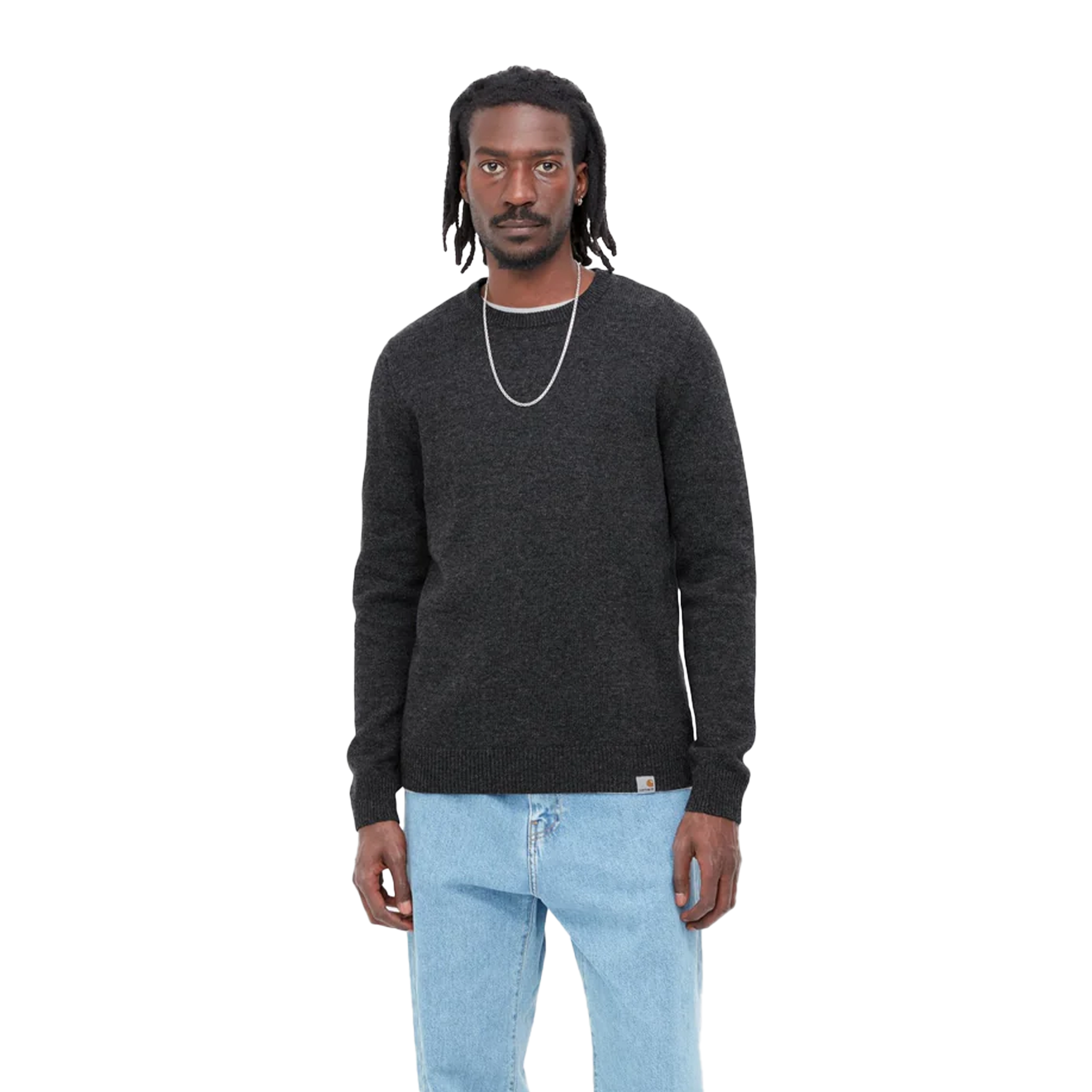 Carhartt WIP Allen Sweater Black Heather I024888.BTXX Laced