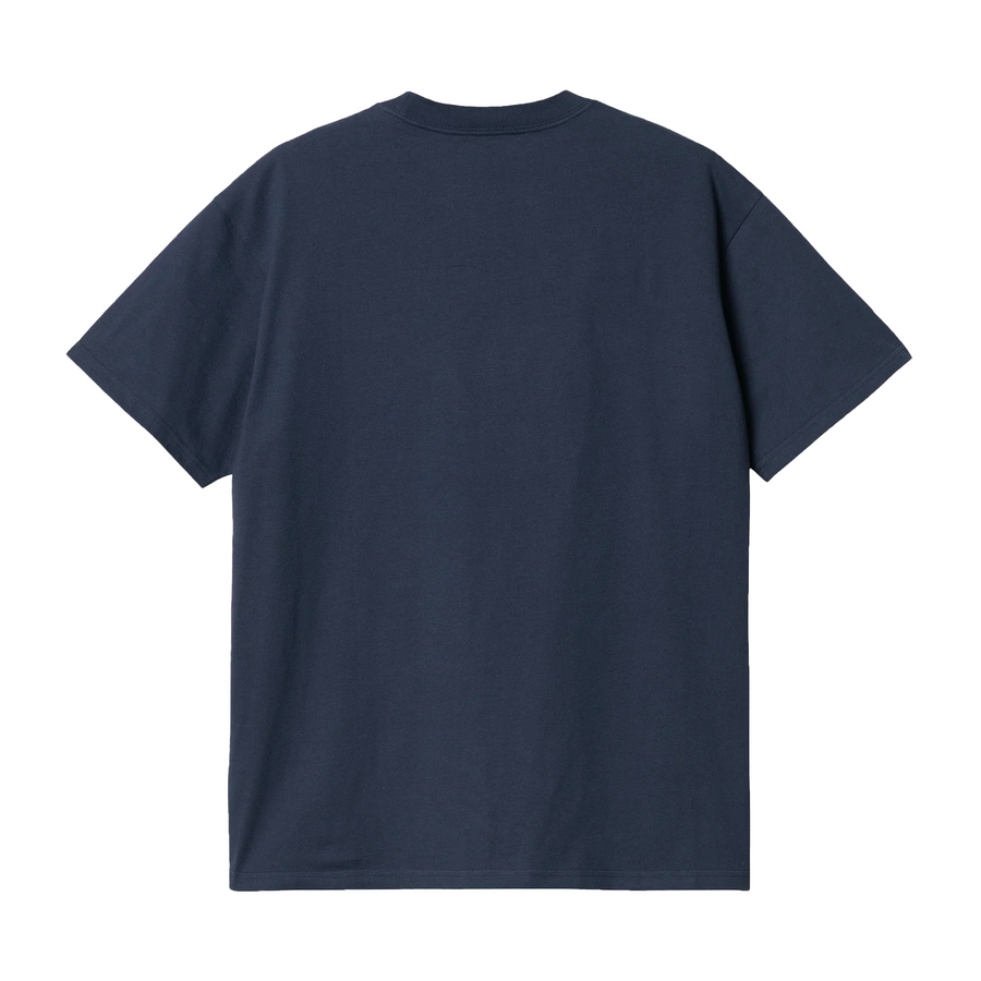 Carhartt WIP Script Embroidery T-Shirt Blue I030435.981XX
