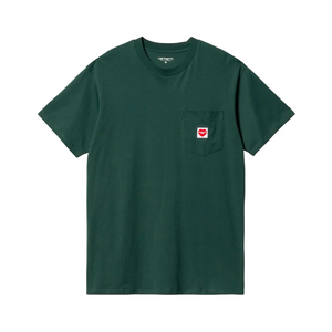 Carhartt WIP | Pocket Heart T-Shirt | Discovery Green | I032128.1N9XX