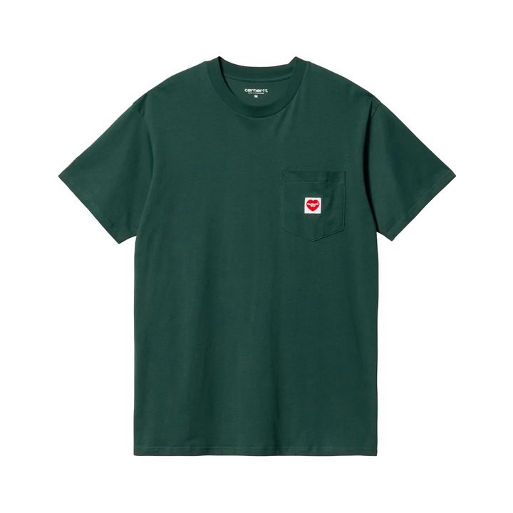 Carhartt WIP | Pocket Heart T-Shirt | Discovery Green | I032128.1N9XX
