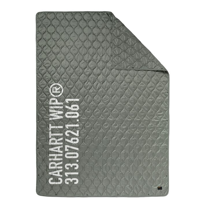 Carhartt WIP Tour Quilted Blanket Smoke Green/Reflective
