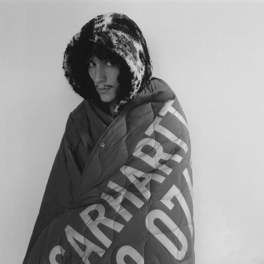 Carhartt WIP Tour Quilted Blanket Smoke Green/Reflective