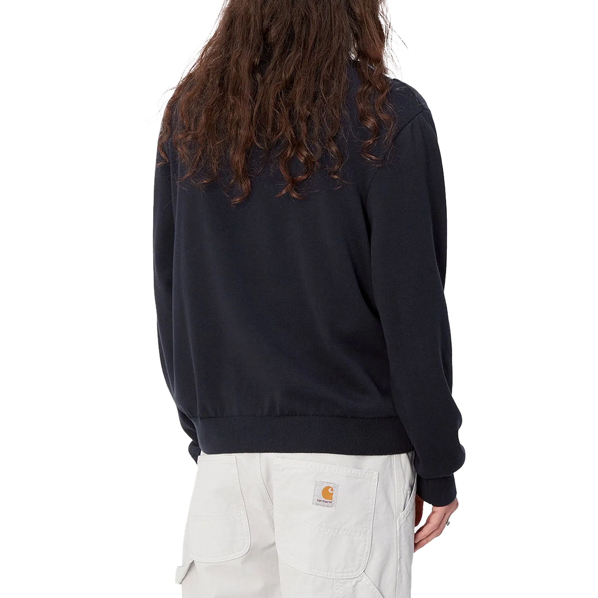 Carhartt WIP Longsleeve Kendricks Polo Dark Navy