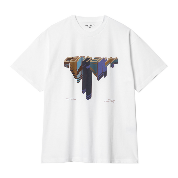 Carhartt WIP S/S Diagram Script T-Shirt White