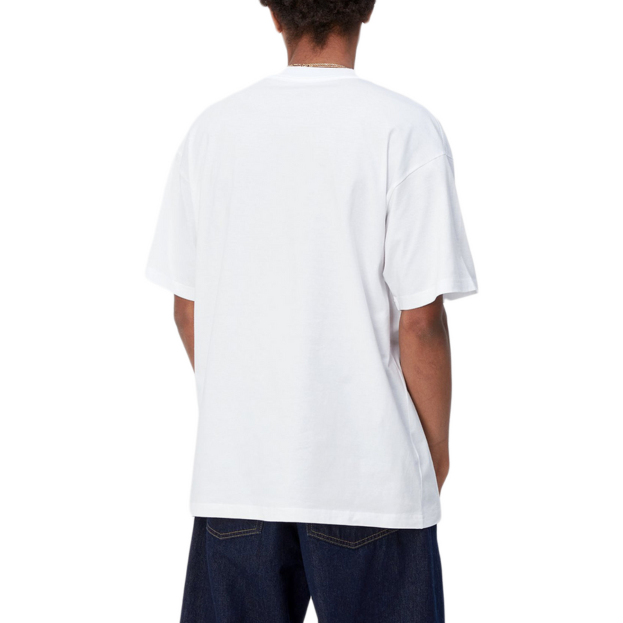 Carhartt WIP S/S Diagram Script T-Shirt White