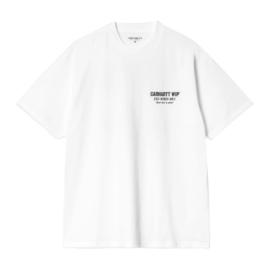 Carhartt WIP S/S Less Troubles T-Shirt White/Black