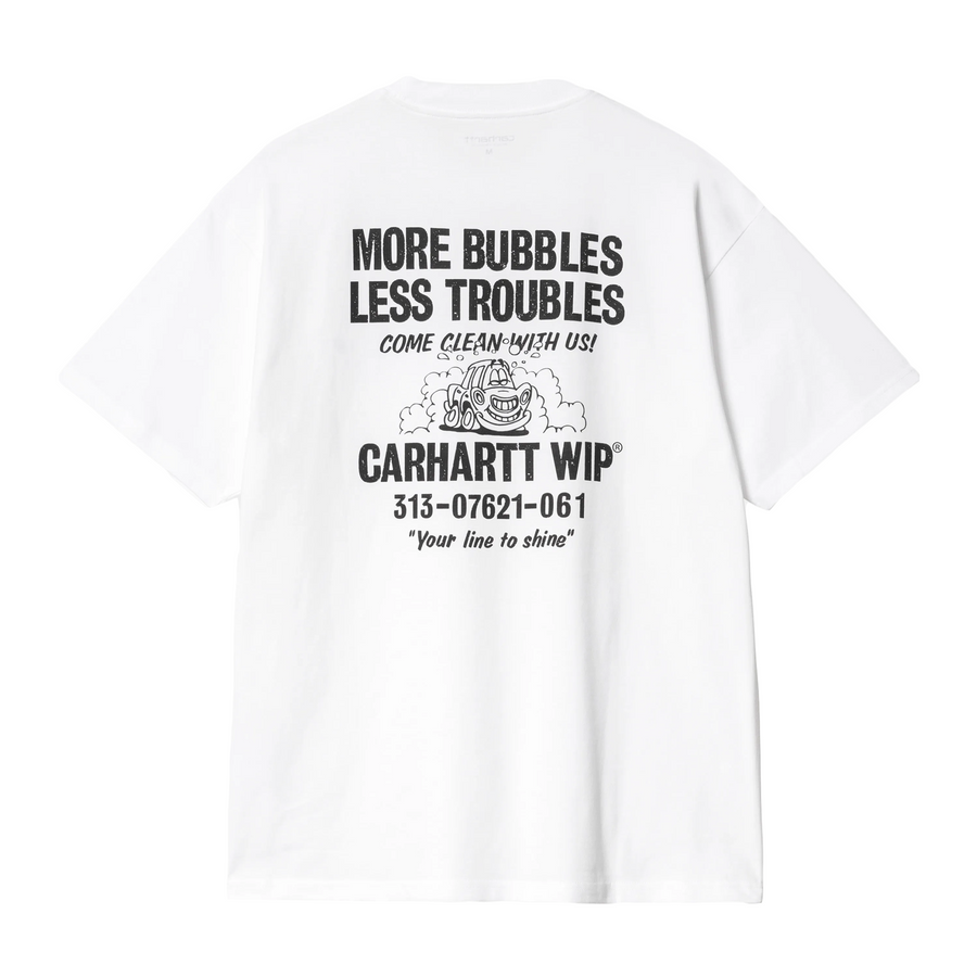 Carhartt WIP S/S Less Troubles T-Shirt White/Black