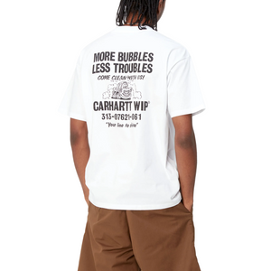 Carhartt WIP S/S Less Troubles T-Shirt White/Black