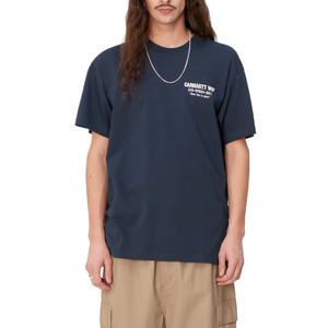 Carhartt WIP S/S Less Troubles T-Shirt Blue/Wax