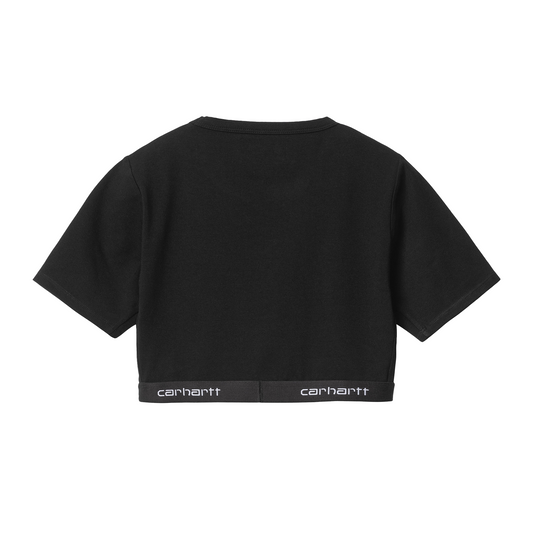 Carhartt WIP Women's Script Crop Top Black