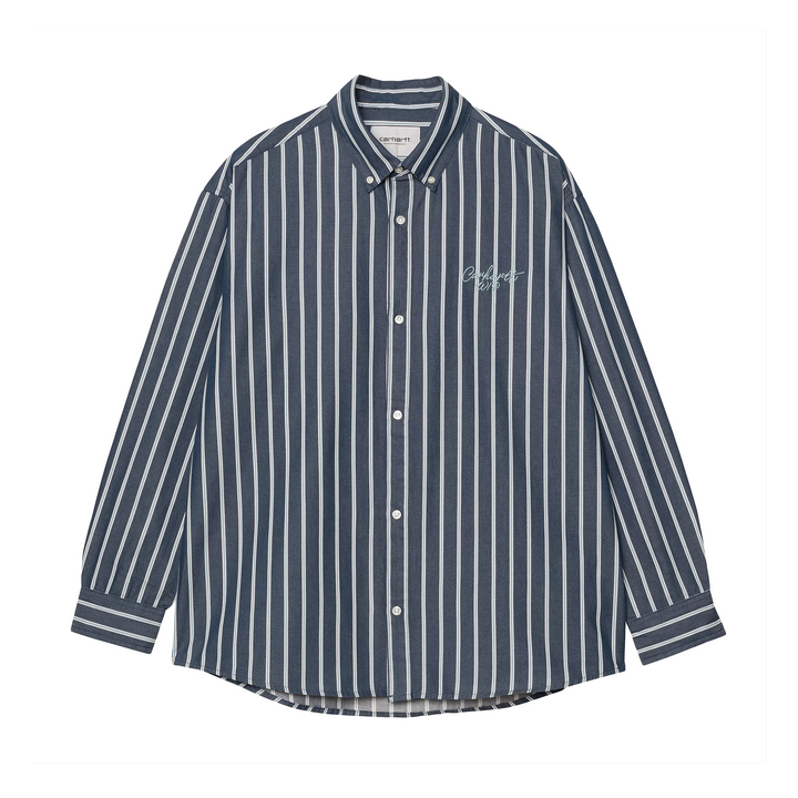 Carhartt WIP L/S Signature Shirt Betz Stripe/Air For