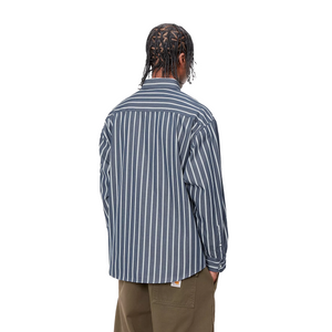 Carhartt WIP L/S Signature Shirt Betz Stripe/Air For