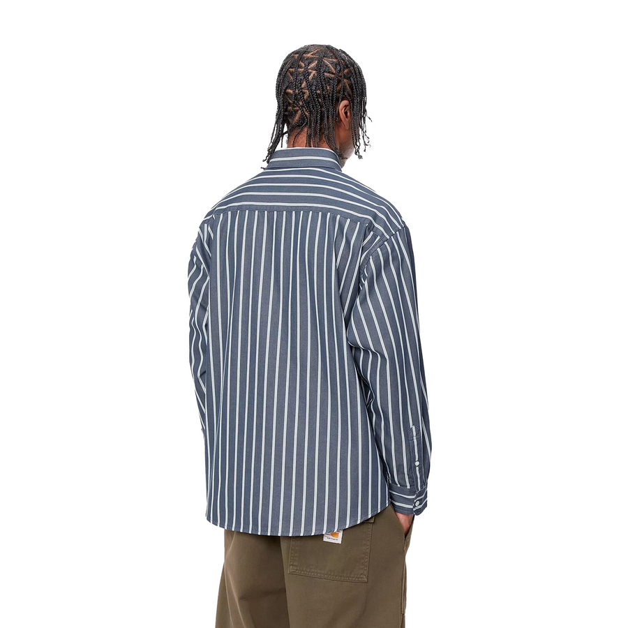 Carhartt WIP L/S Signature Shirt Betz Stripe/Air For