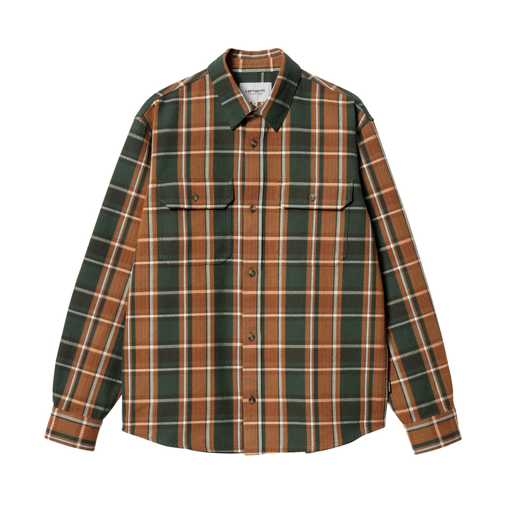 Carhartt WIP L/S Hobart Shirt Hobart Check/Syc