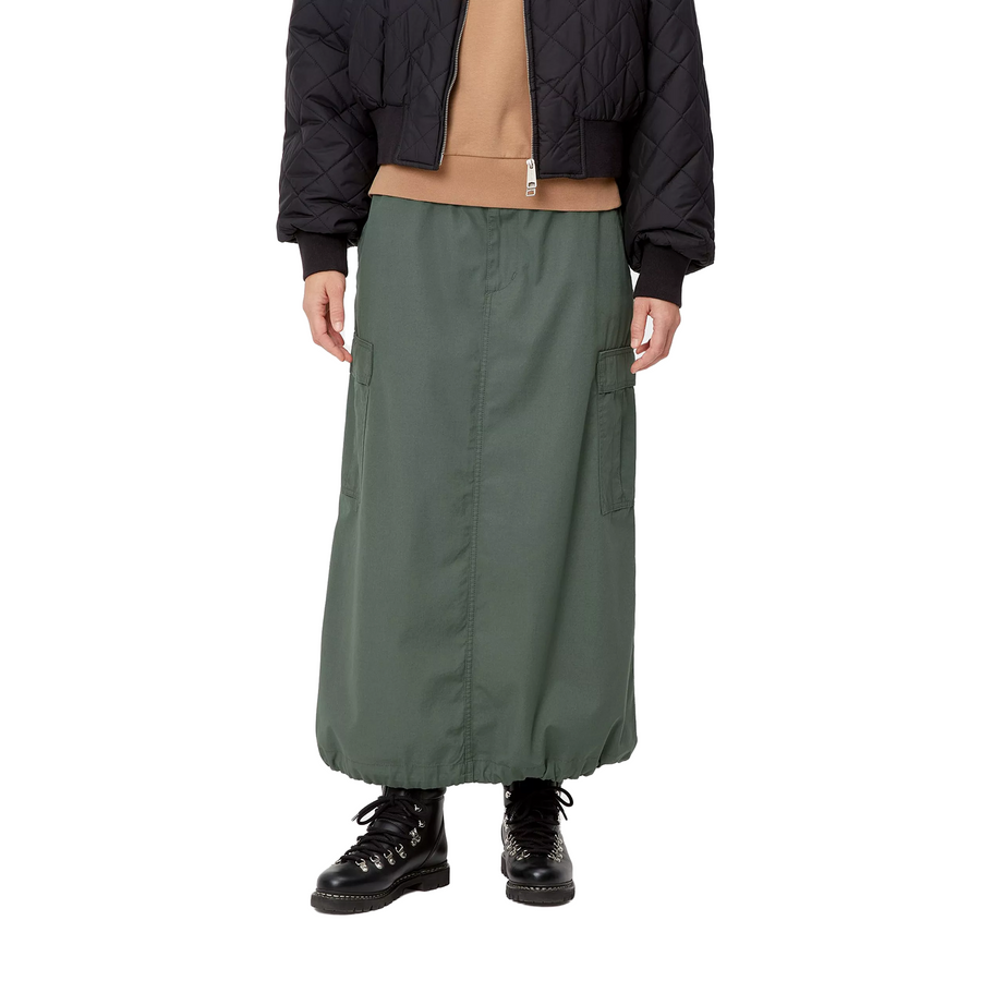 Carhartt WIP W Cargo Skirt Long Duck Green