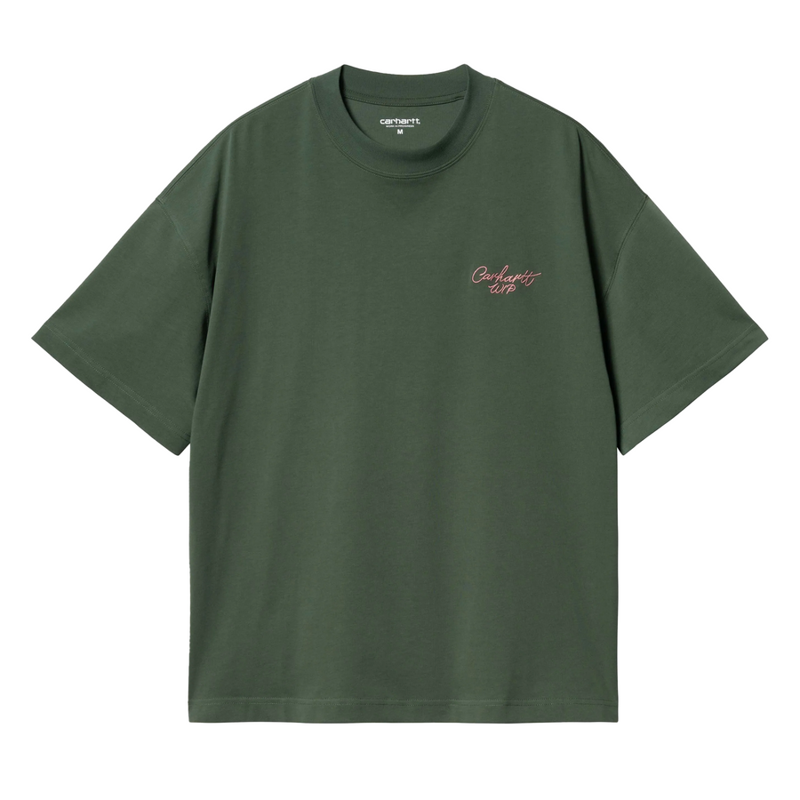 Carhartt WIP S/S Signature Script T-Shirt Sycamore Tree/D