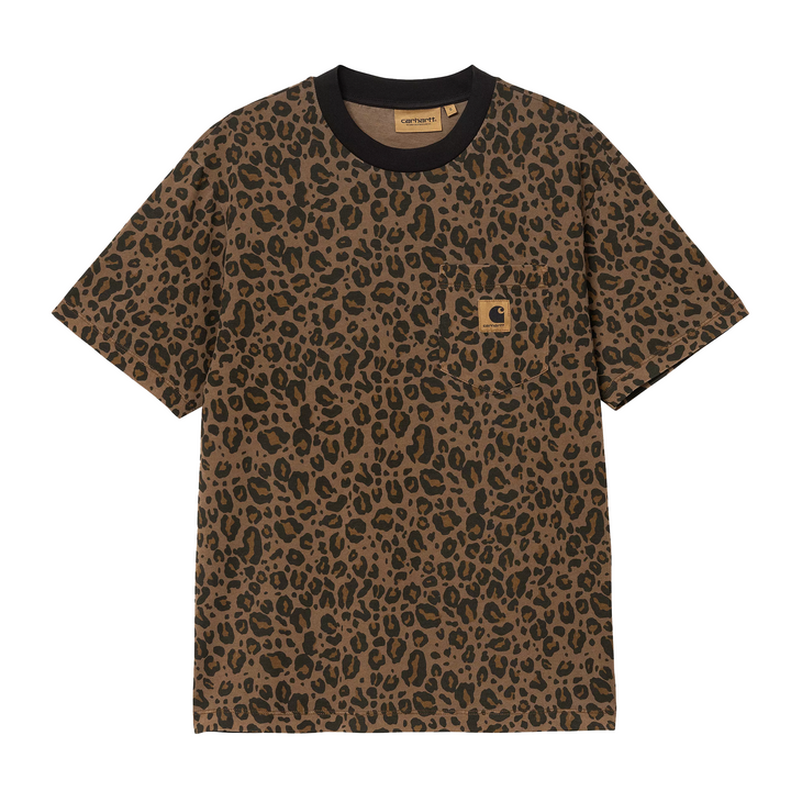 Carhartt WIP W S/S Leo Pocket T-Shirt Camo Leo/Tamarin