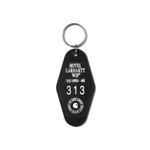 Carhartt WIP Hotel Keys Keychain Black/White