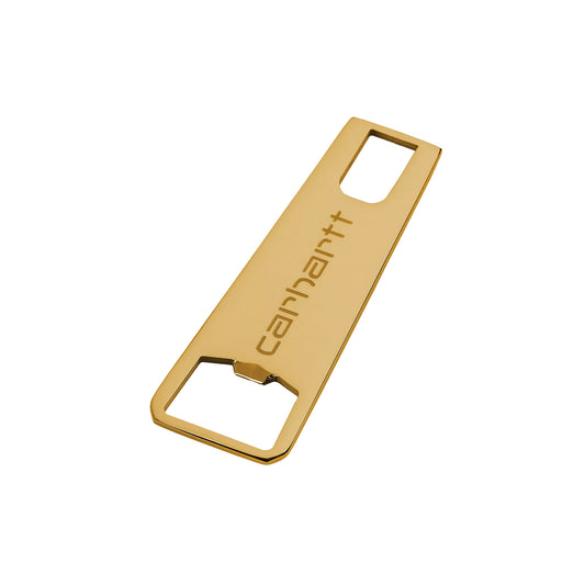 Carhartt Zip Bottle Opener Gold