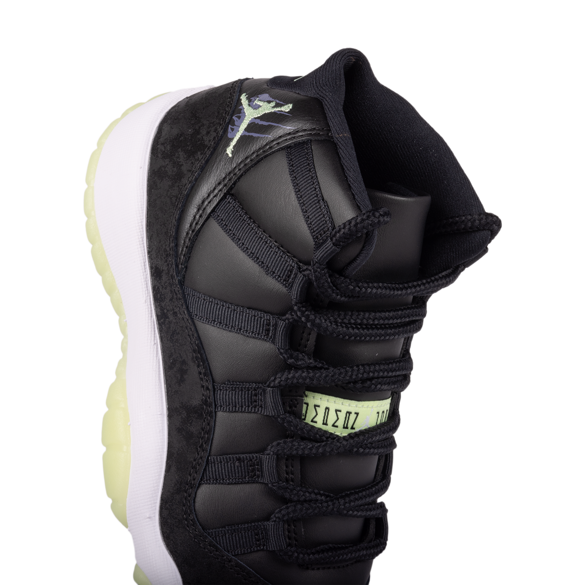 Nike Air Jordan 11 Retro (GS) Black/Barely Volt/Dark Raisin/White IB1378-001