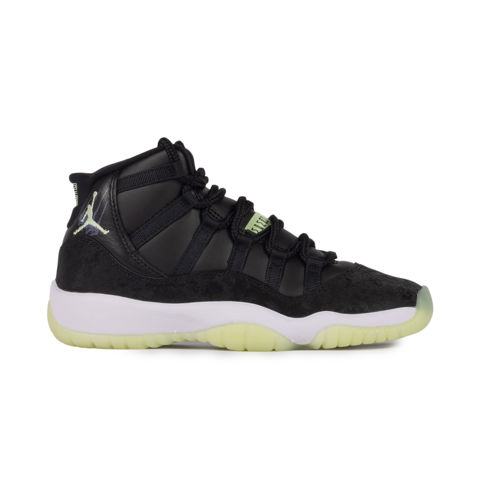 Nike Air Jordan 11 Retro (GS) Black/Barely Volt/Dark Raisin/White IB1378-001