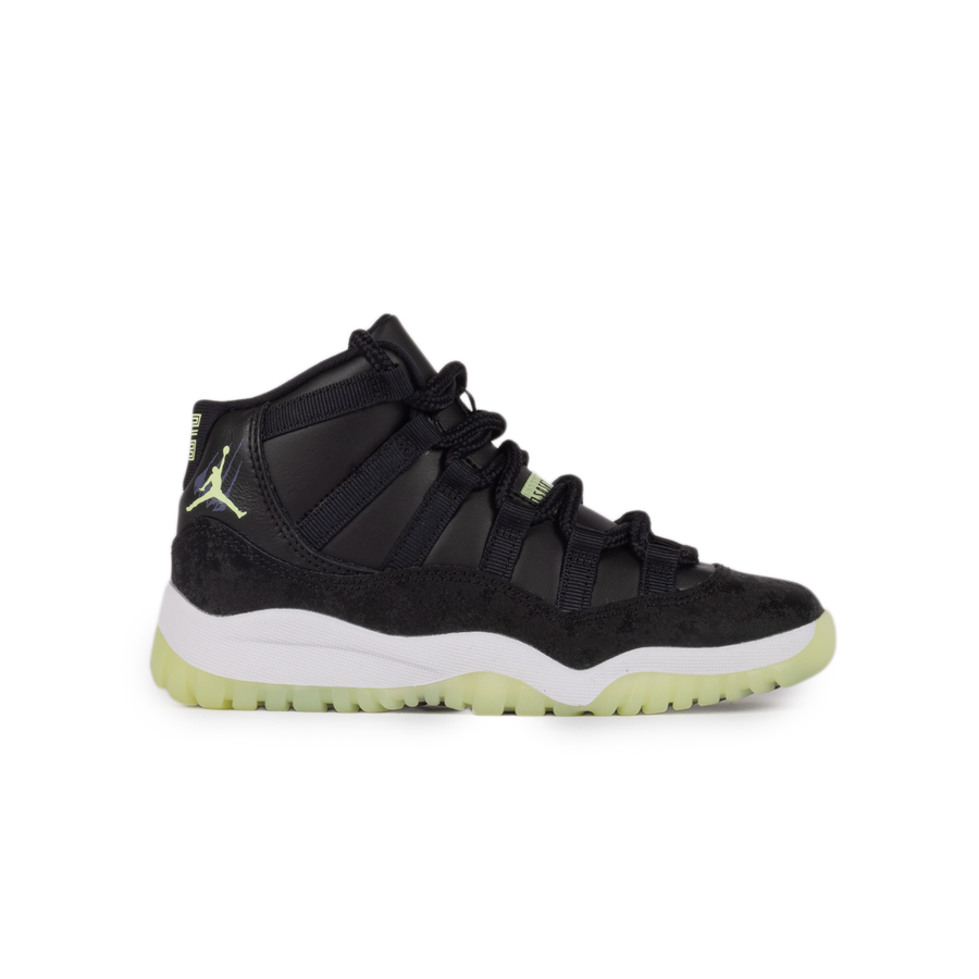 Nike Air Jordan 11 Retro (PS) Black/Barely Volt/Dark Raisin/White IB1379-001