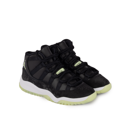 Nike Air Jordan 11 Retro (PS) Black/Barely Volt/Dark Raisin/White IB1379-001